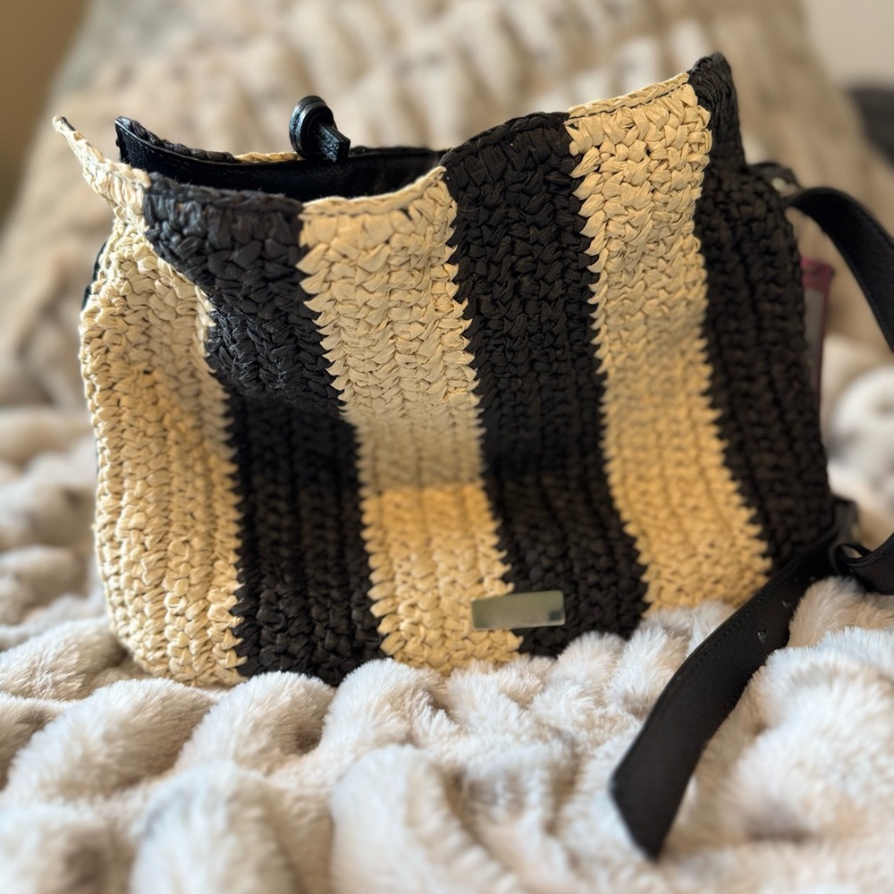 Vince Camuto raffia Shoulder Bag